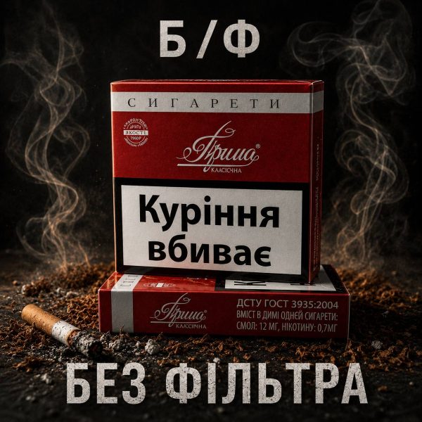 Сигарети без фільтра купити в онлайн-магазині SmokeShop Space