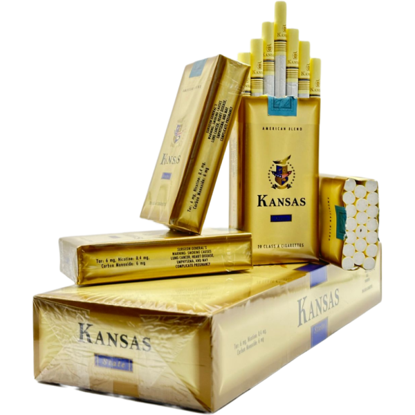 Сигарети Kansas KS 94 mm Blue (в мʼякій пачці)