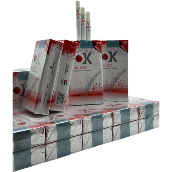Сигарети OK KS 100-ка Red (в мʼякій пачці)