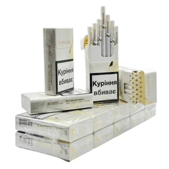 Сигарети SOBRANIE Demi Gold т/ф (3/0,3) (Укр этикет)