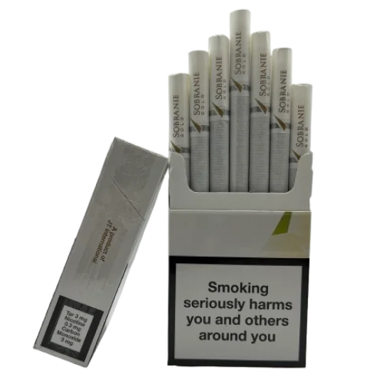 Сигарети SOBRANIE Gold KS (турбо)